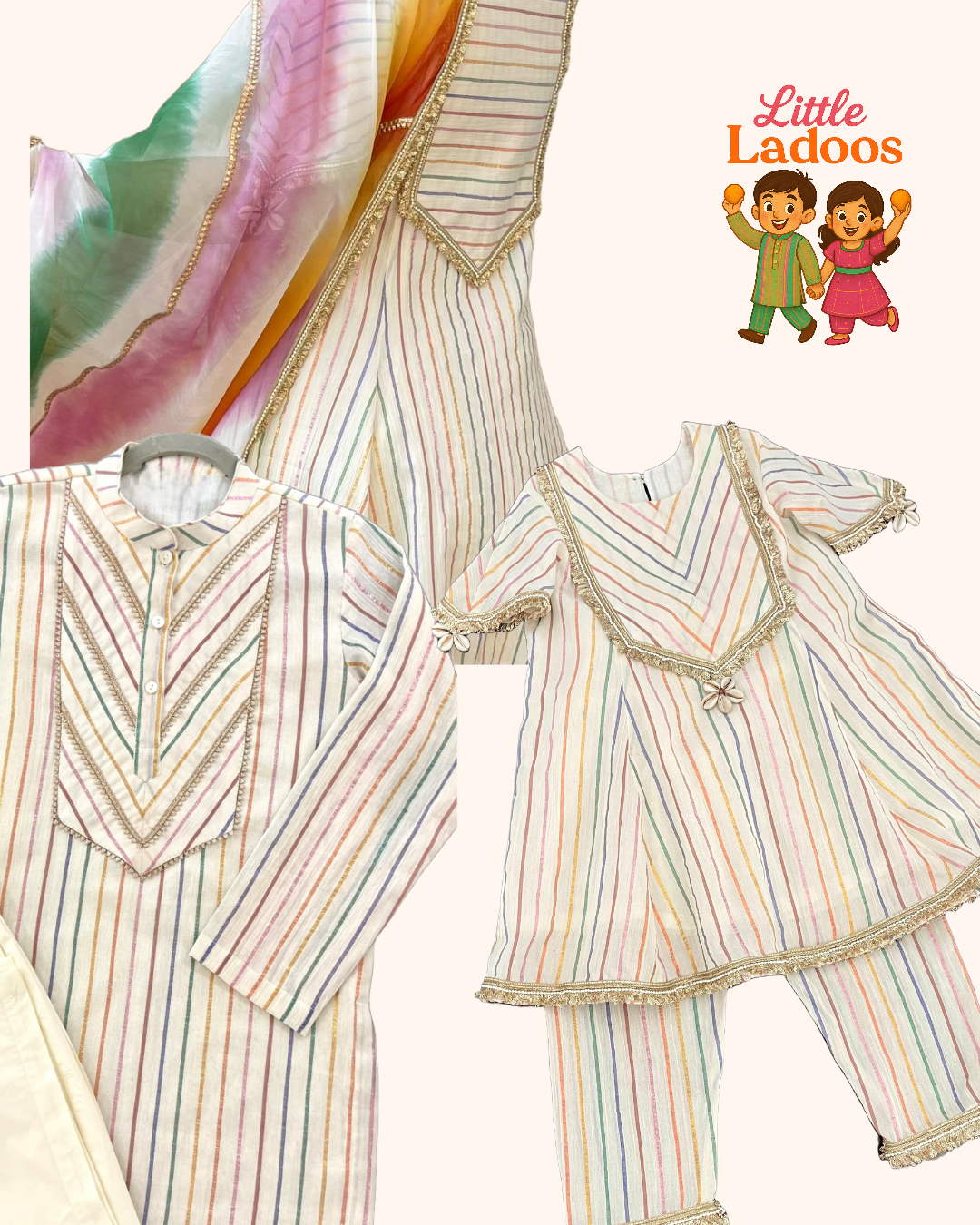 Rainbow Threads Family Set